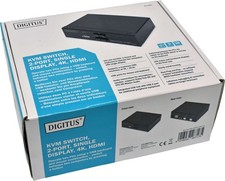 Digitus DS-12870 Dual Port Single Display 4K HDMI KVM Switch NEW NEW picture