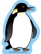 SHAPES ETC. 35 ​sheets Penguin Winter Notepad 3