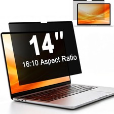 Magnetic Laptop Privacy Screen 14 Inch 16:10 - Removable Anti-Glare Filter picture