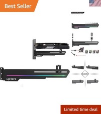 Versatile GS05ARGB GPU Holder - Adjustable & Addressable RGB Support for PC picture