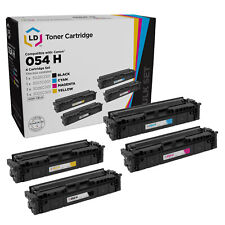 LD Compatible Canon 054H High Capacity Toner: Black Cyan Magenta Yellow 4-Pack picture