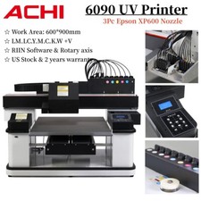 6090 UV Printer EPSON 3PC XP600/TX800 Automatic Flatbed Printing Rotary CYMK+V picture