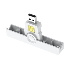 Portable USB Card Reader ID CAC Smart Card Reader for SIM Chip ID Card picture