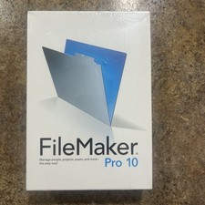 FileMaker Pro 10 Software for Windows and Mac Complete in Box SEALED picture