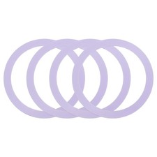 4Pcs Magnetic Adapter Ring, Magnetic Wireless Charger Conversion Kit, Purple picture
