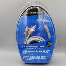 Dynex 6 foot RCA  Audio Video Cable  DX-DA100271 Brand New picture