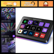Gaming Stream Controller with 15 Macro Keys, OBS/Twitch/YouTube Shortcuts, PC/Ma picture