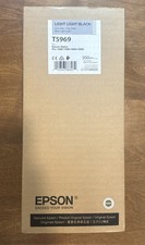 02-2020 Genuine EPSON T5969 Light Light Black Ink 350ml 7890/7900/9890/9900 B36 picture