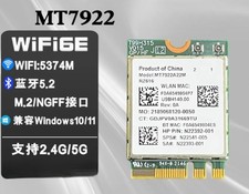 MediaTek MT7922 WiFi 6E M.2 WiFi Wireless Card Bluetooth 5.2 NGFF 5374M picture