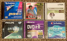 BRAND NEW UNOPENED DVD+RW Mixed Lot Of 10: Fujifilm, JVC, Memorex, TDC, & More picture