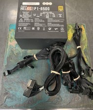 GAMDIAS Helios P1-650G 80+ Plus Gold 650W PSU ATX Power Supply + Cord picture