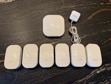 eero Pro B010001 + 6 Beacon D010001 Mesh WiFi System 7-Piece Bundle w/ Adapter picture