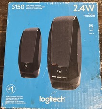 Logitech S-150 USB Stereo Speakers 2.4W Peak Power Computer Speaker System picture