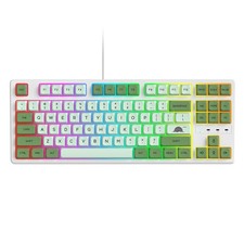 75% Mechanical Keyboard RGB Backlit Wired Red Switch 87 Keys TKL Matcha PC Gamer picture