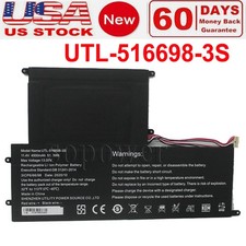 Battery for EVOO EVC156-2 UTL-516698-3S 40081335 485490P-3S1P 11.4v 4500mah 1PC picture