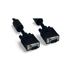 15ft SVGA Monitor Cable Male to Male UL2919 - Black picture