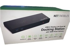 Net- Patibes  USB-C Triple 4K HDMI and DisplayPort Docking Station 100 W picture
