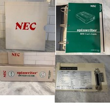 RARE VTG NEC IBM PC COMMAND SET SPIN MATE 6150 + SPINWRITER 8850 USER GUIDE picture