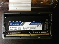 Timetec 8GB DDR4-2400 SO-DIMM 260-Pin Laptop RAM 1Rx8 CL17 1.2V picture
