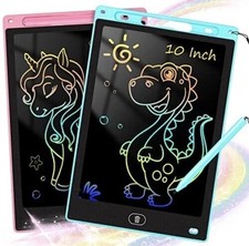 2 Pack 10 Inch LCD Writing Tablet Erasable Drawing Doodle Board for Kids picture