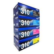 Genuine Brother TN310 Toner Set Black Cyan Magenta Yellow CMYK picture