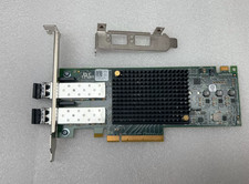 Dell Emulex LPe31002-M6 Dual Port 16Gb FC HBA Card 0RXNT1 with 2 SFP Modules picture