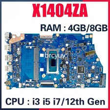 X1404ZA For ASUS X1504ZA X1704ZA F1404ZA Motherboard i3 i5 12th Gen RAM-4GB/8GB picture