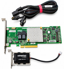 Adaptec ASR-8805 1GB 8Port 12Gbps SAS / SATA PCIe Controller + BBU & 2x Cables picture