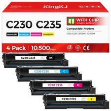 C230 C235 Toner Cartridge Set C230/C235 4-Pack, 4-Pack picture