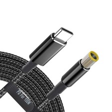 USB to Slim Laptop Charging Adapter to DC 6.5ft Cable 100W PD Power Charger S... picture