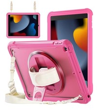 ZenRich - Transparent case for 9th/8th/7th generation iPad, 10.2-inch rose picture