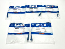 Lynn CAT6-01-BLB Cat6 Blue Booted Patch Cable 1ft LOT OF 5 picture