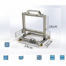 Open Frame ITX PC Case Steel Aluminum Computer Mini Cooling Case SFX White Black picture