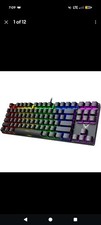 Mechanical Keyboard Wired RGB Backlit Blue Switches QWERTY TKL 80% Compact  picture