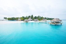 Landscape island tropical resort sea Custom Gaming Mat Desk picture