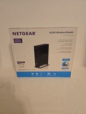  Netgear N300 Wireless WiFi Router [WNR2000] Black Open Box Used 1x picture