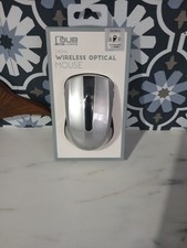 QUB by Vivitar 2.4GHz Wireless Optical Mouse Silver NEW picture