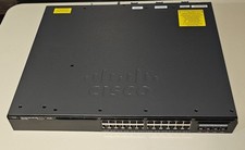 NEW Cisco Catalyst WS-C3650-24PS Ethernet PoE+ 4x1G Uplink Switch picture