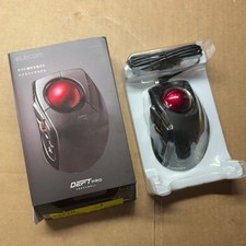 ELECOM DEFT PRO M-DPT1MRXBK Trackball Mouse Wireless Bluetooth USB Wired picture
