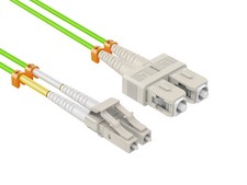 OM5 Wide Band LC/UPC to SC/UPC Duplex Corning Fiber Cable Multimode 5 (1 m-12 m) picture