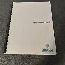DPS Personal TBC III manual by Digital Processing Systems for Amiga & DOS picture