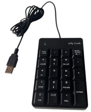 Jelly Comb Numerical Keypad  For Laptops Black USB Connector Tested Working picture
