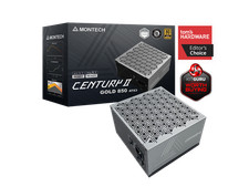 MONTECH CENTURY II - 850W High-End ATX Gaming Power Supply - 80 Plus Gold & Cybe picture