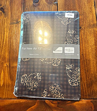 HM-634 Plastic Shell Case for MacBook Air 13 in Black/Gray Checkered picture