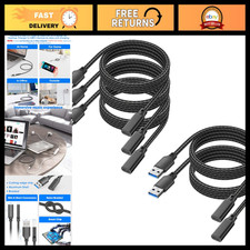 5FT USB C to USB A Cable 5-Pack, 10Gbps Data Transfer, 60W Charging Adapter Cord picture