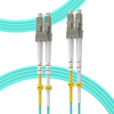 KeepFly Fiber- OM4 LC to LC Fiber Patch Cable 0.2m/7in | 40G/100Gb 50/125μm, ... picture