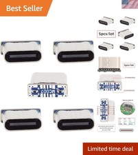 5pcs/lot DIY Type-C Female Socket Solder Data Connector Replacement for Micro... picture
