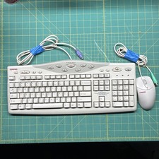 Compaq Keyboard SK-2800 & Logitech M-S48a Mouse - Vintage Computing/Gaming picture