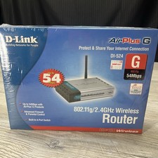 D-Link DI-524 Wireless G Broadband Cable WiFi Router G54 - New/Sealed picture