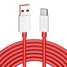 Jelanry for OnePlus 8 Pro Warp-Charging Cable 6FT 65W 6.6 Feet, Red picture